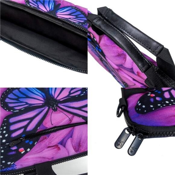 Canvas Laptop Carrying Shoulder Sleeve Carrying Case Protective Bag Briefcase - Picture 4 of 8